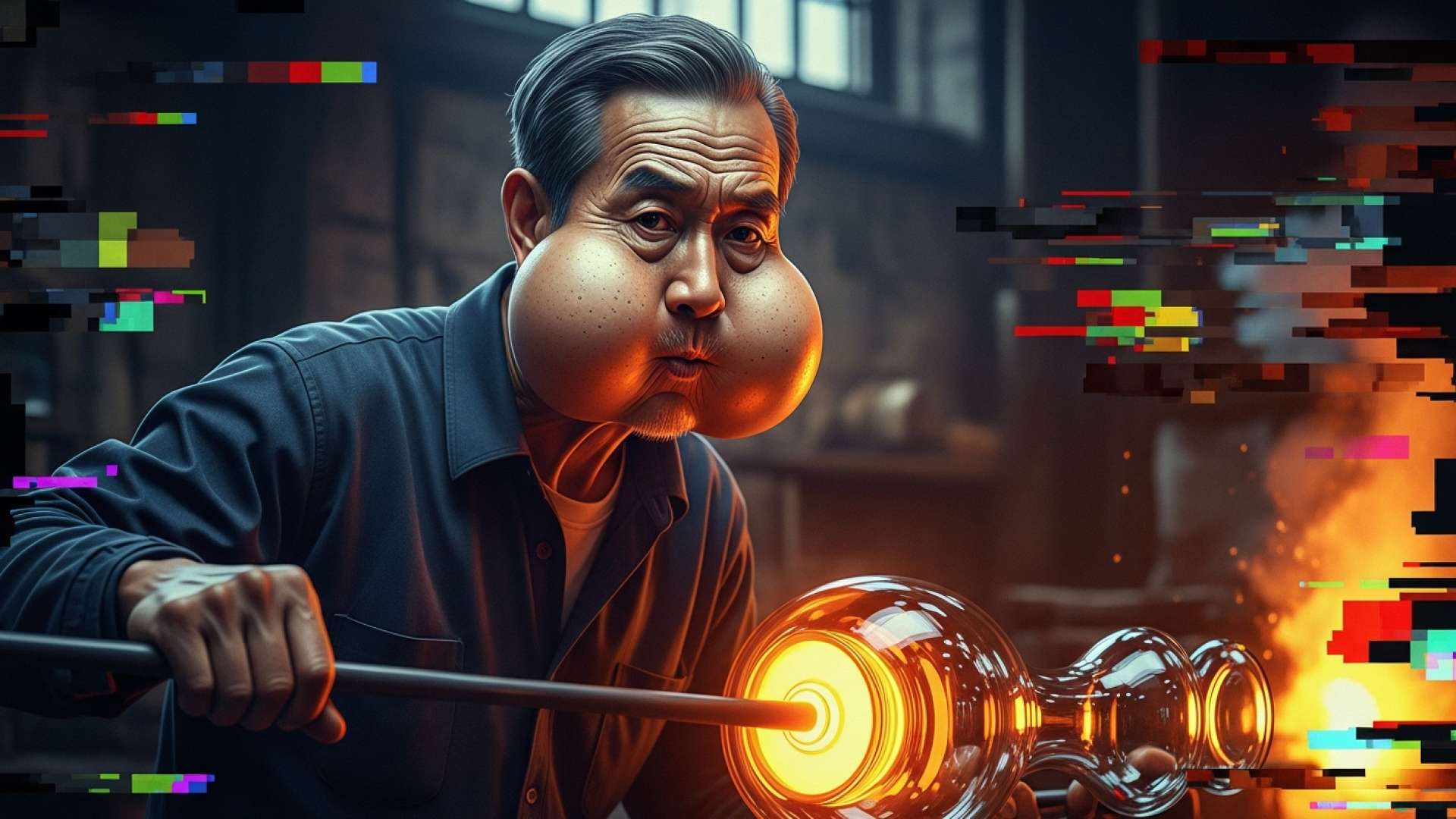Uma Vida de Trabalho Gravada no Rosto de um Homem