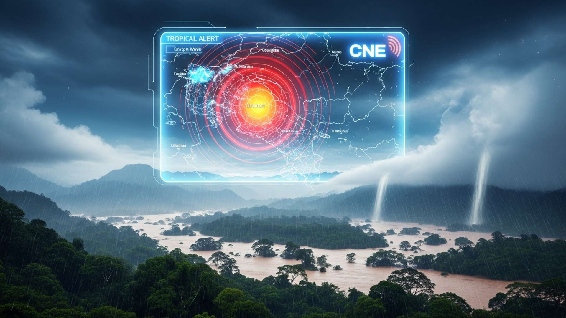Autoridades declaram alerta amarelo enquanto onda tropical se aproxima da Costa Rica