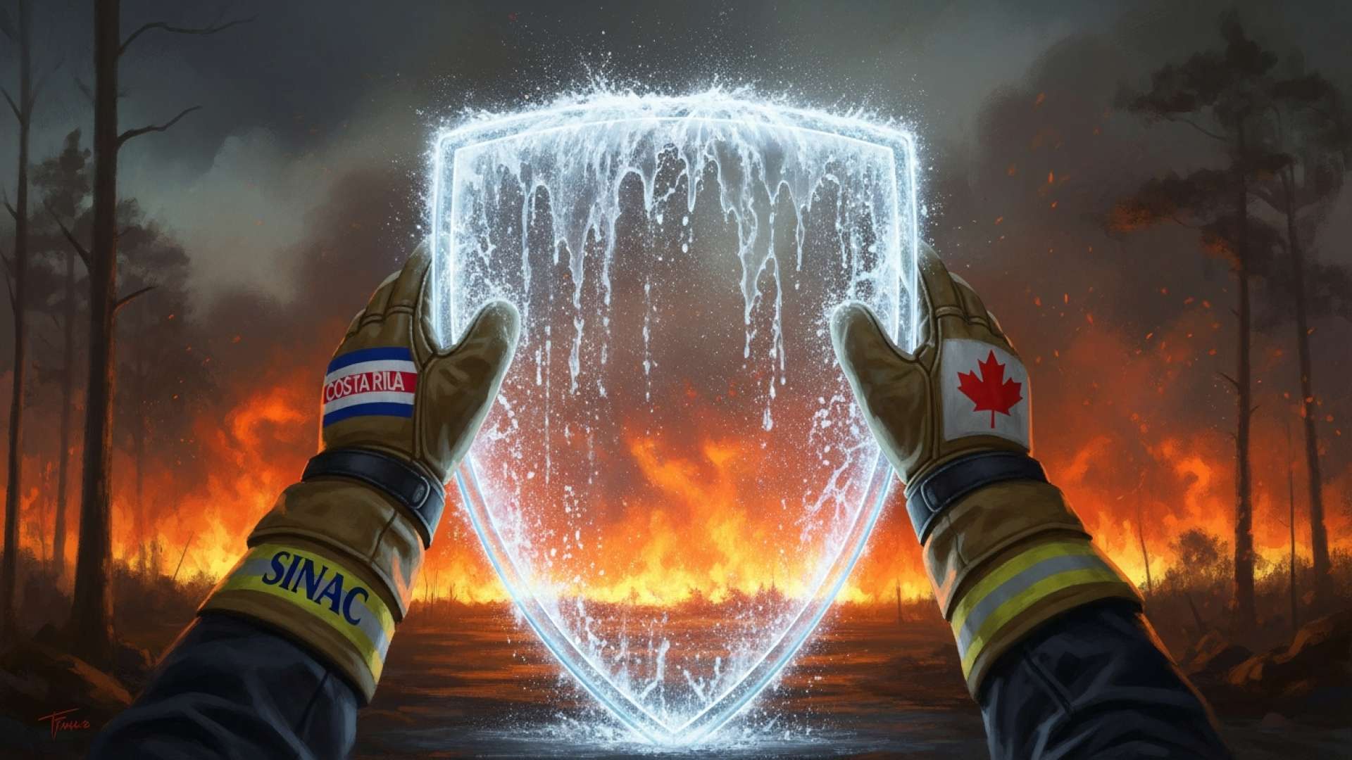 Costa Rica envia bombeiros para combater incêndios florestais em chamas no Canadá