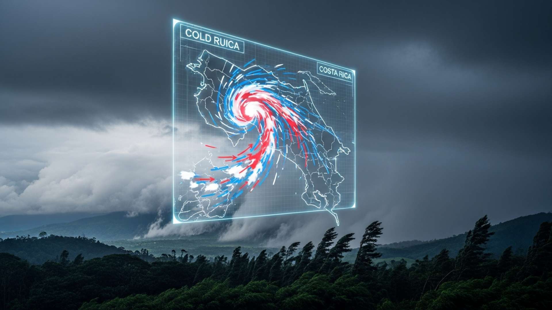 Costa Rica em Alerta Máximo com a Chegada de Frente Fria Intensa