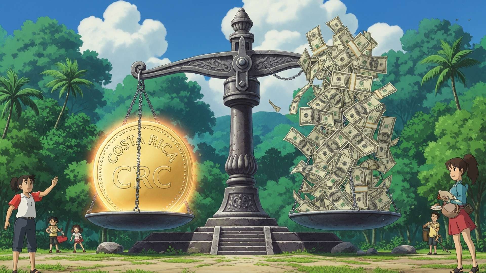 O Colón Costarriquenho Atinge Máximo de Quase 19 Anos em Relação ao Dólar