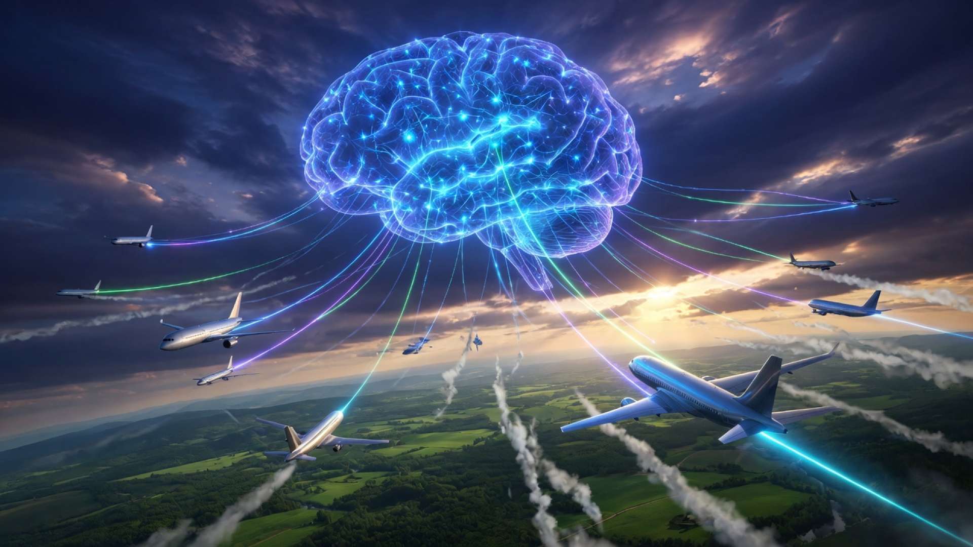 O Google lidera um consórcio para combater o impacto climático da aviação por meio do roteamento de voos com Inteligência Artificial