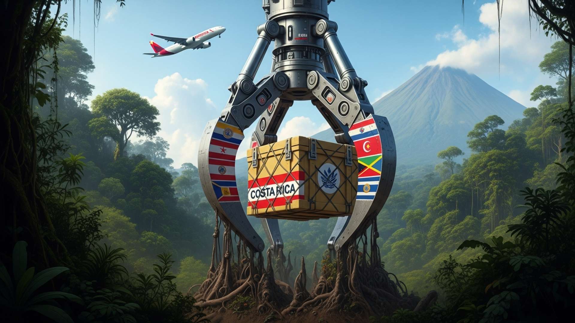Voo humanitário traz resgatistas costarriquenhos de volta para casa