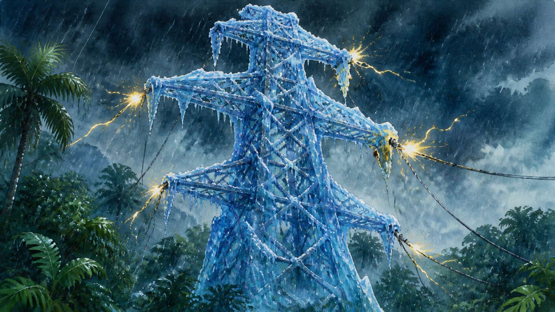 ICE Restabelece Energia para Miles de Pessoas Após Onda Tropical 32 Atingir Costa Rica