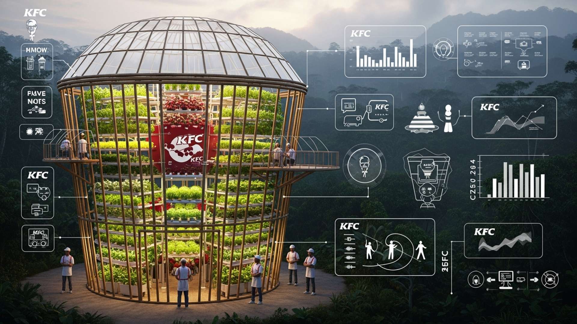KFC Constrói Caminho Sustentável com Parcerias Locais na Costa Rica