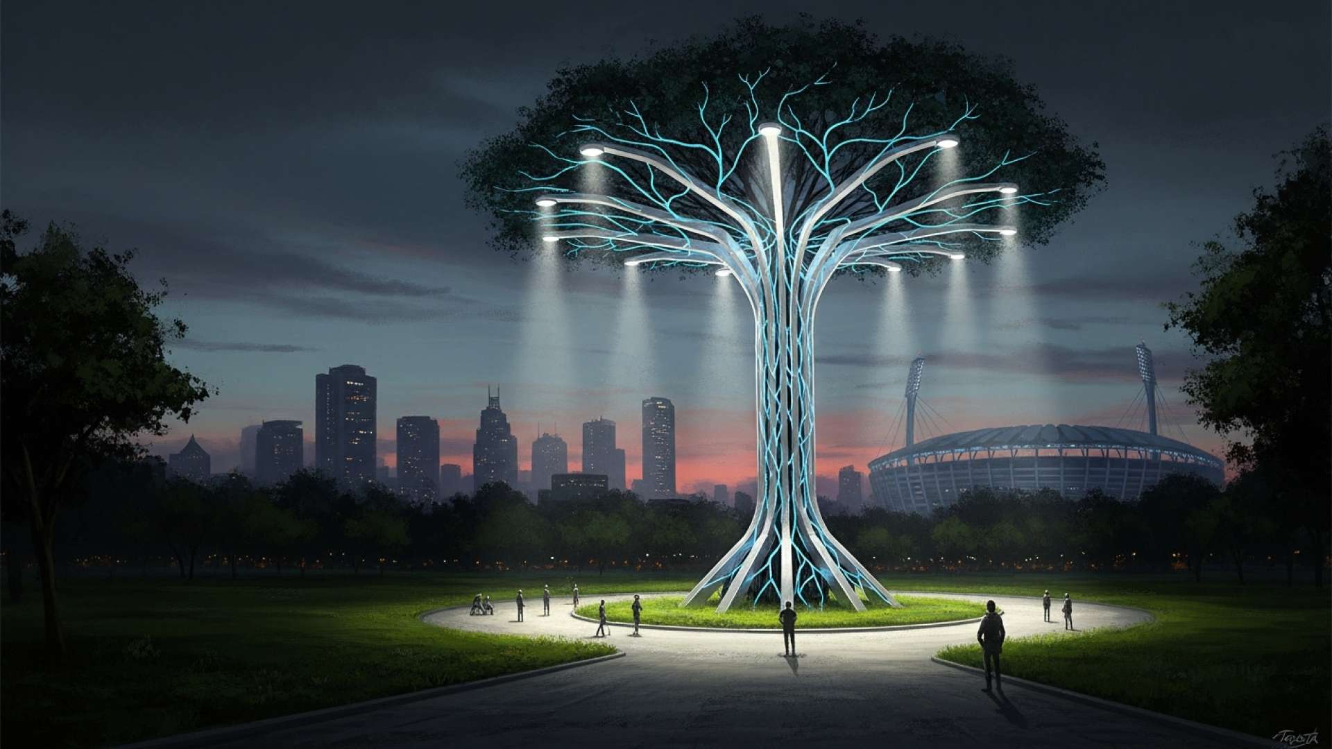 O Parque La Sabana Inicia Projeto Iluminação de 24 Horas Histórico