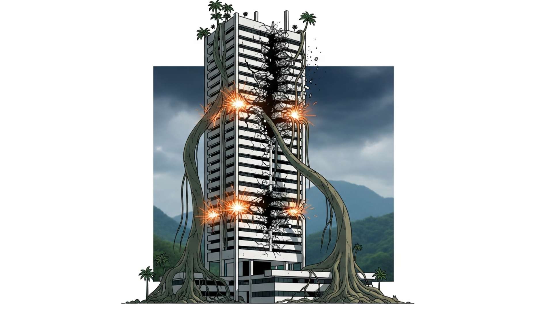 Torre ICE Emblemática Considerada Insegura Pode Ser Demolida