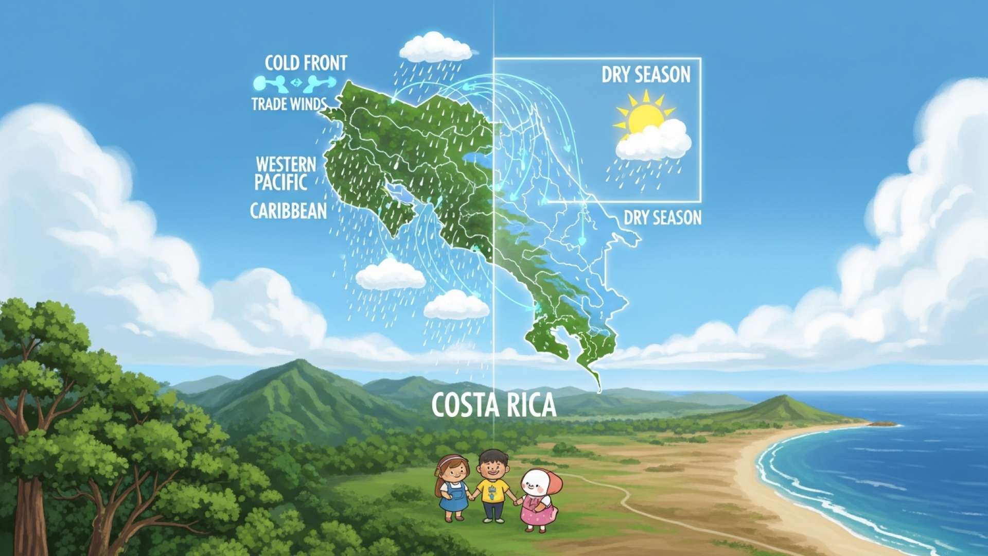 Nova Frente Fria Intensifica Ventos em Todo o País