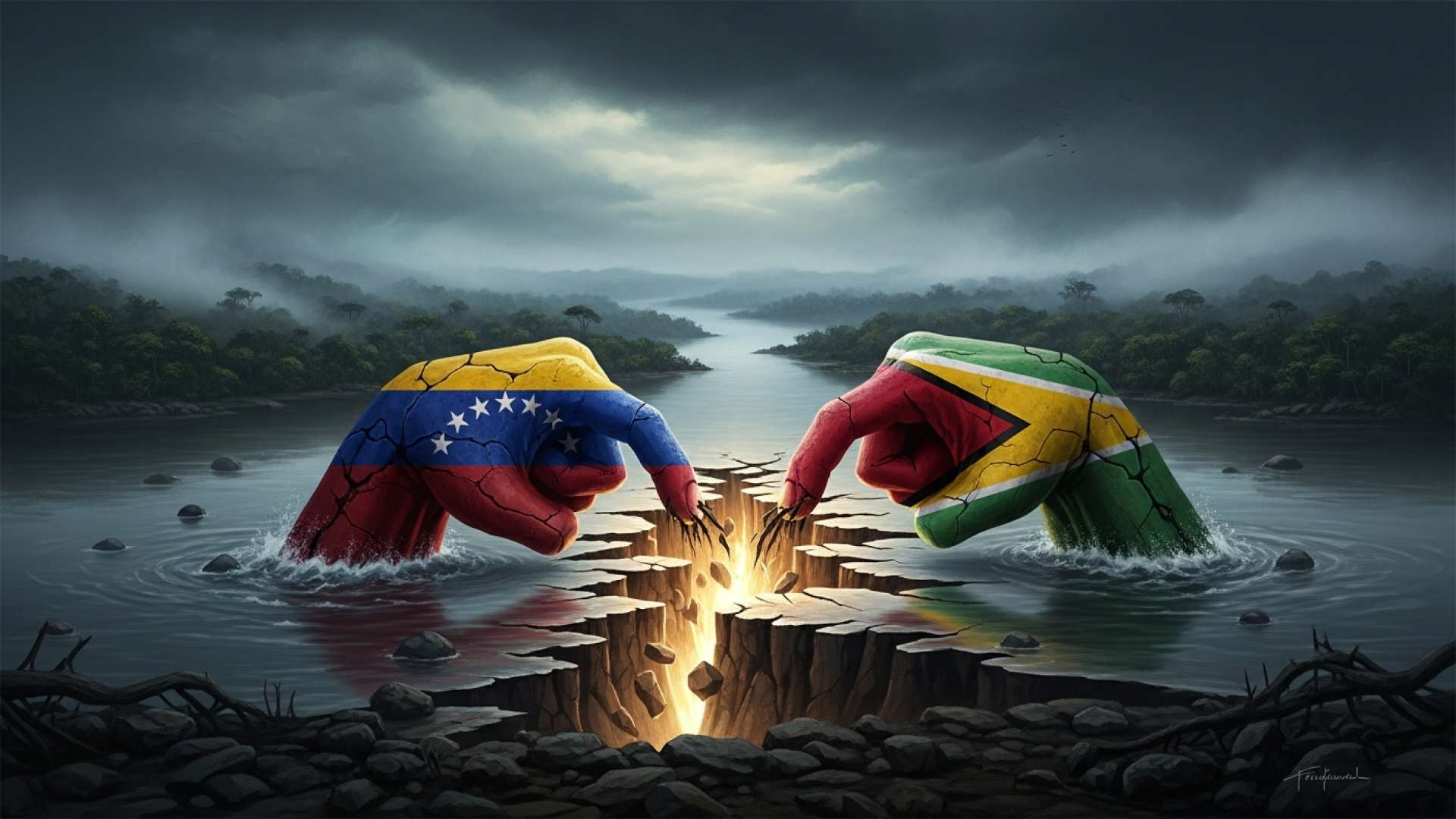 Broche Presidencial Desencadeia Crise Diplomática Entre Venezuela e Guiana
