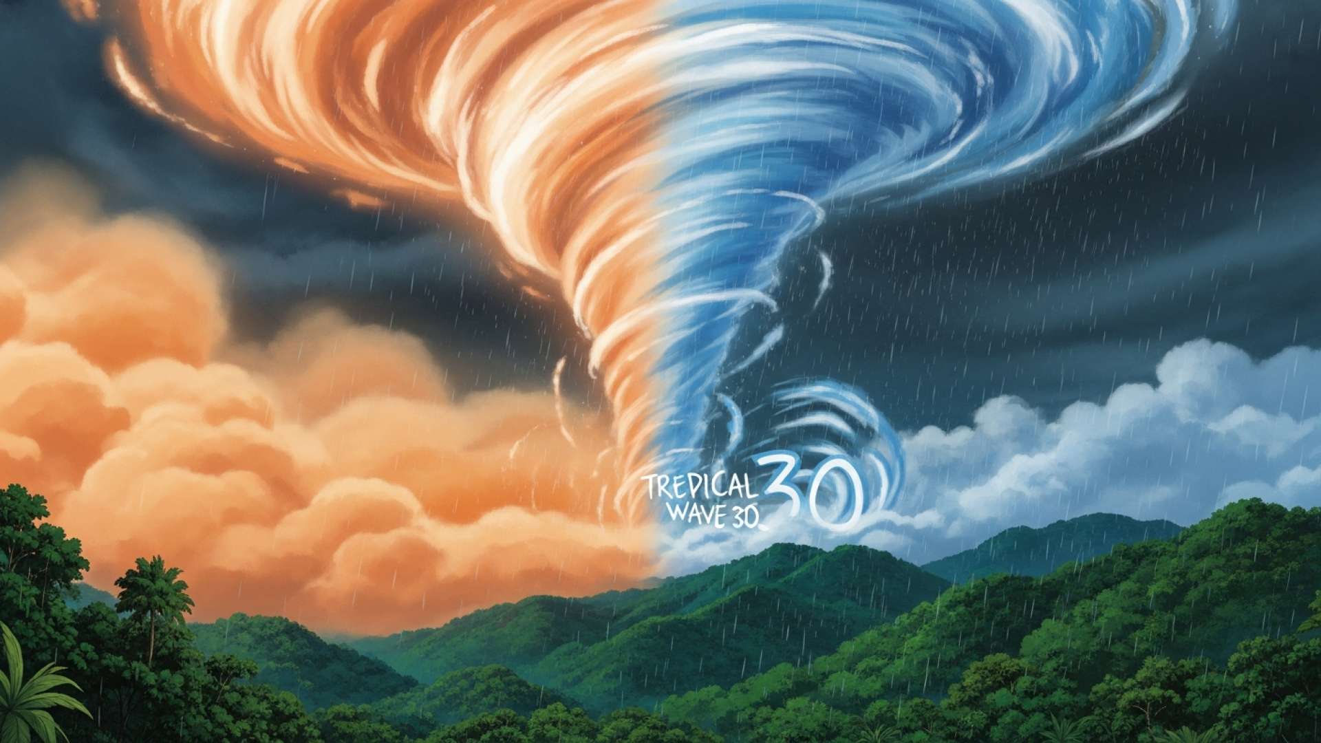 Pó do Saara e Ventos Comerciais Fortes Enfraquecem Onda Tropical 30 Sobre a Costa Rica