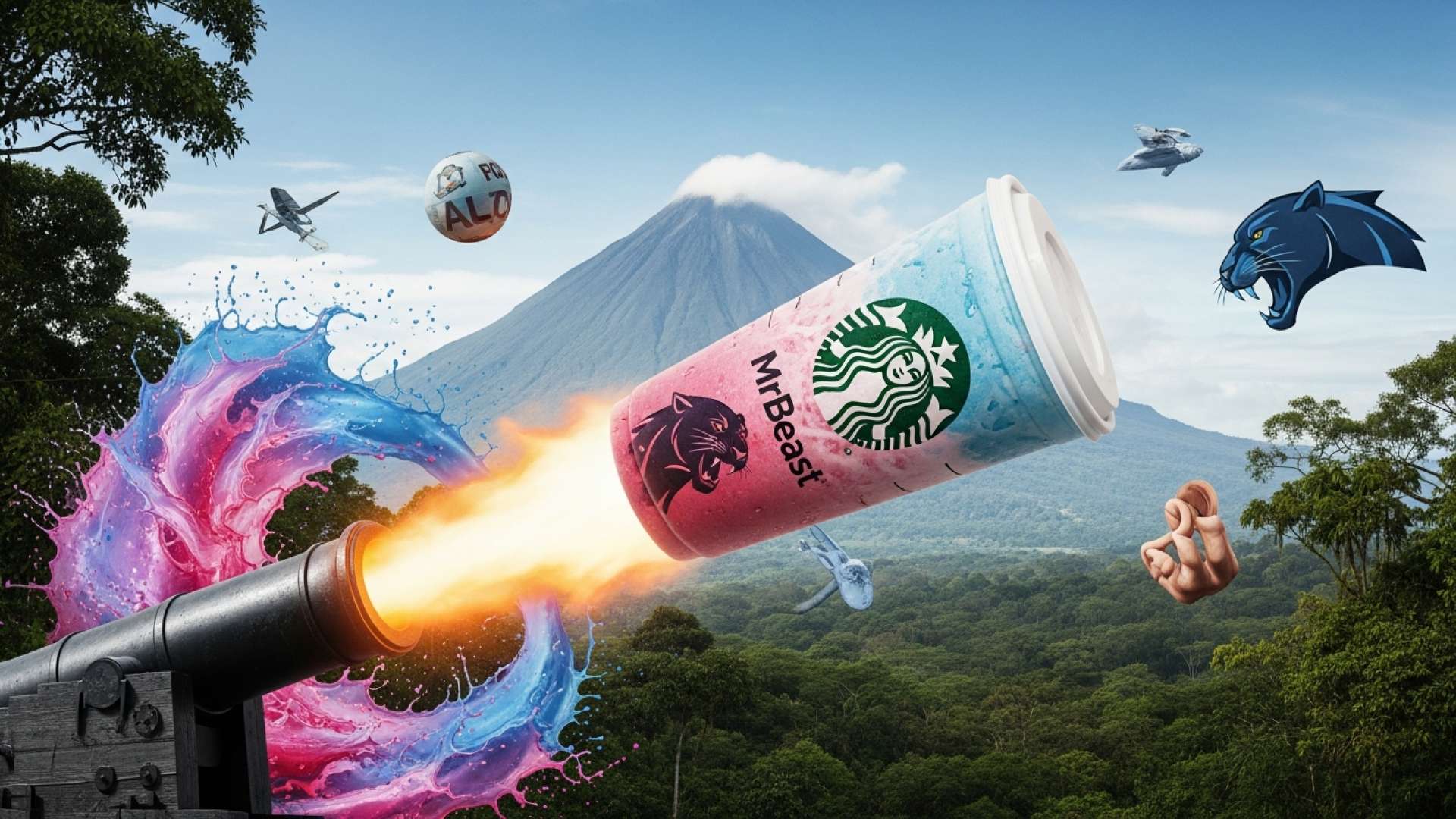 Starbucks e MrBeast lançam Costa Rica com bebida limitada Cannon Ball