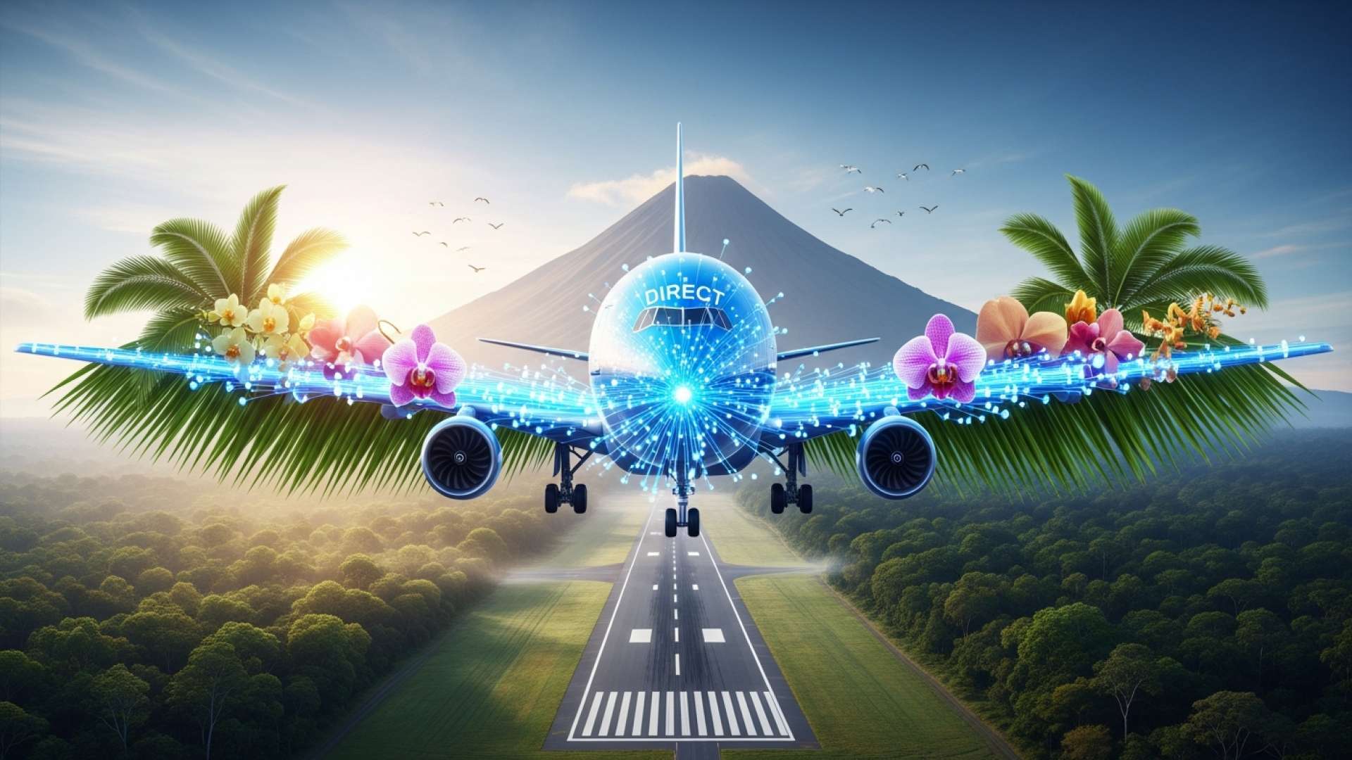 A United Airlines lançou voos diretos conectando Washington Dulles e Guanacaste