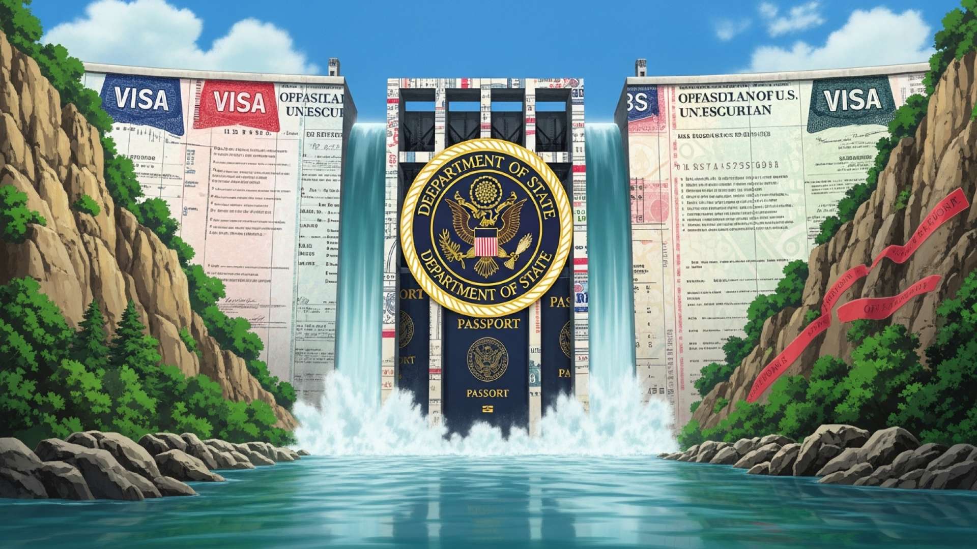 EUA Implementam Proibição Abrangente de Visto de Imigrante para 75 Países