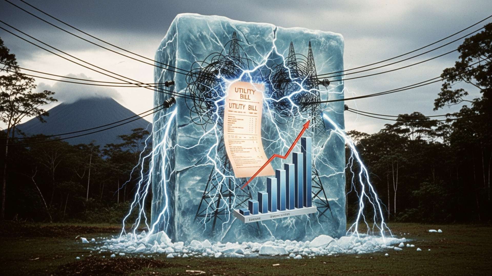 Cortes generalizados nas tarifas de eletricidade chegarão à Costa Rica em janeiro