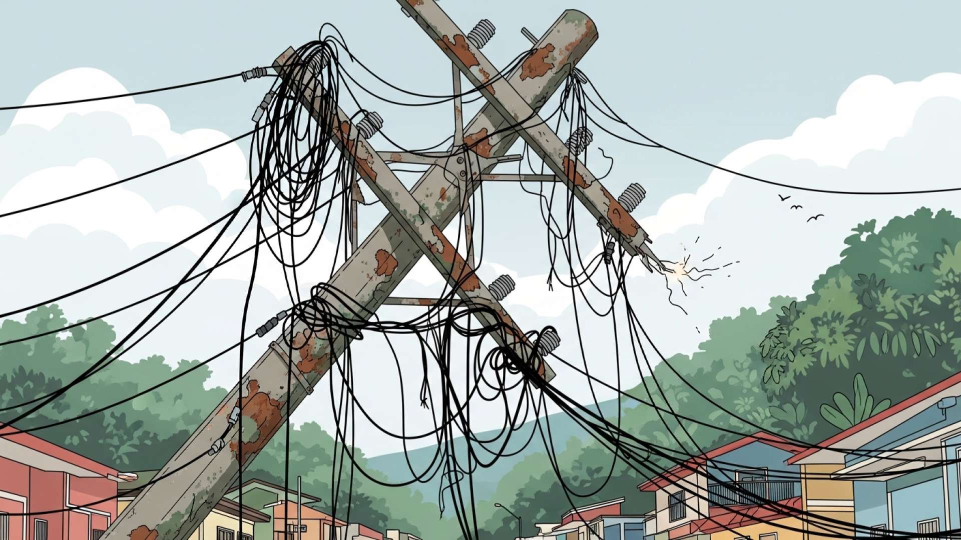 Falhas generalizadas em postes de telecomunicações representam ameaça silenciosa em todo Costa Rica